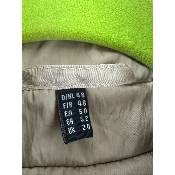 NWOT Barbara Lebek Beige Trench Coat Belted Size 20 UK/ 16 US - Picture 10 of 15